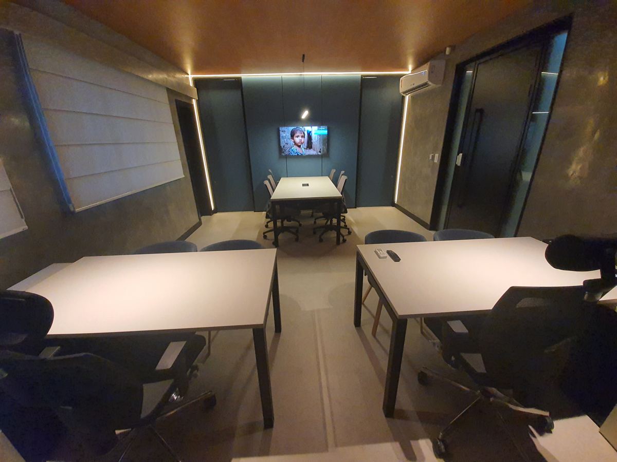 Sala de reunião de escritório comercial