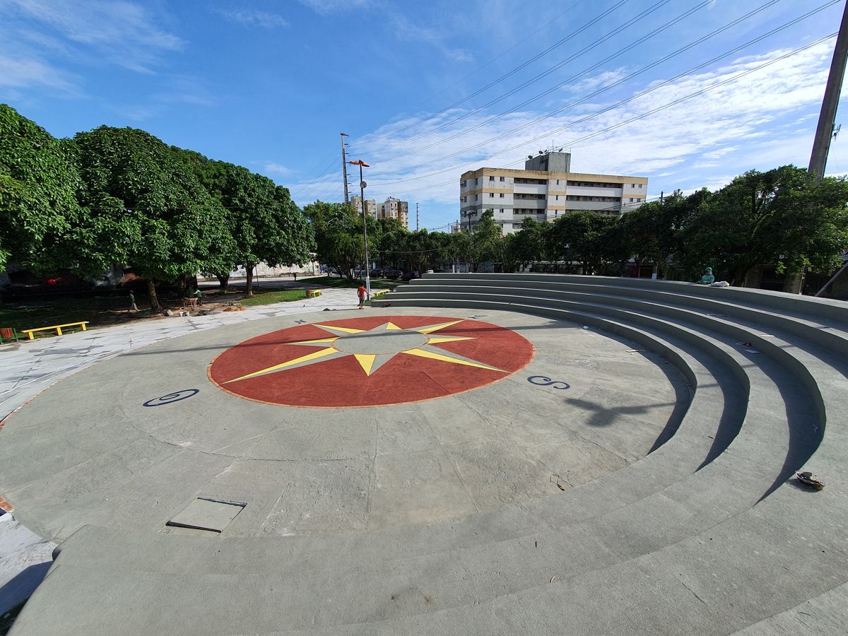 Praça Dalcídio Jurandir, no bairro da Cremação